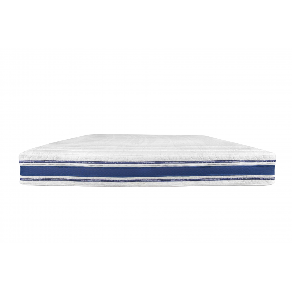 Saltea Bien Dormir Optimus, ortopedica, Argentum, aerisire banda 3D, spuma poliuretanica, arcuri Bonnel Premium